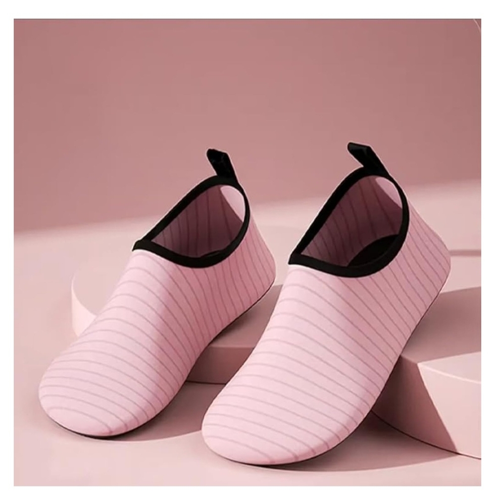 Pink Slip-On Women's Beach Water Shoes